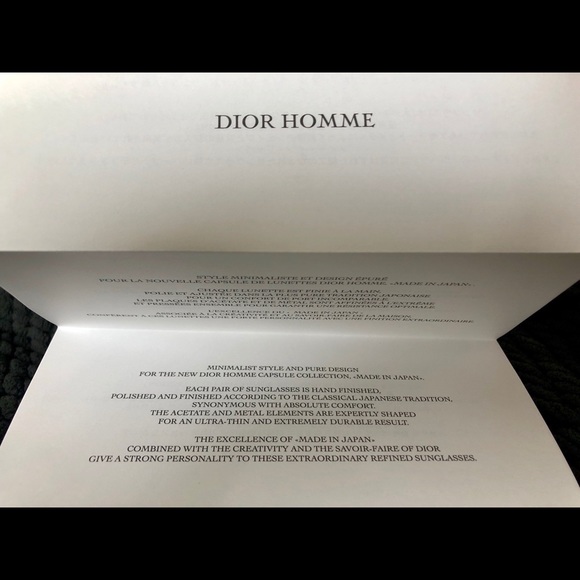 NEW DIOR HOMME COMPOSITE 1.0 MIRRORED SUNGLASSES - Picture 7 of 7